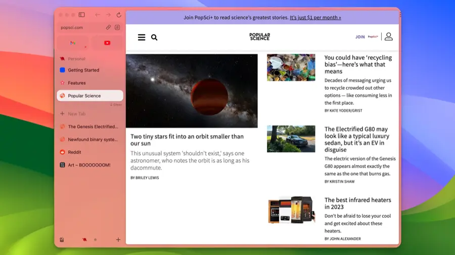 Arc Tarayıcısı - Arc Browser Screenshot 02