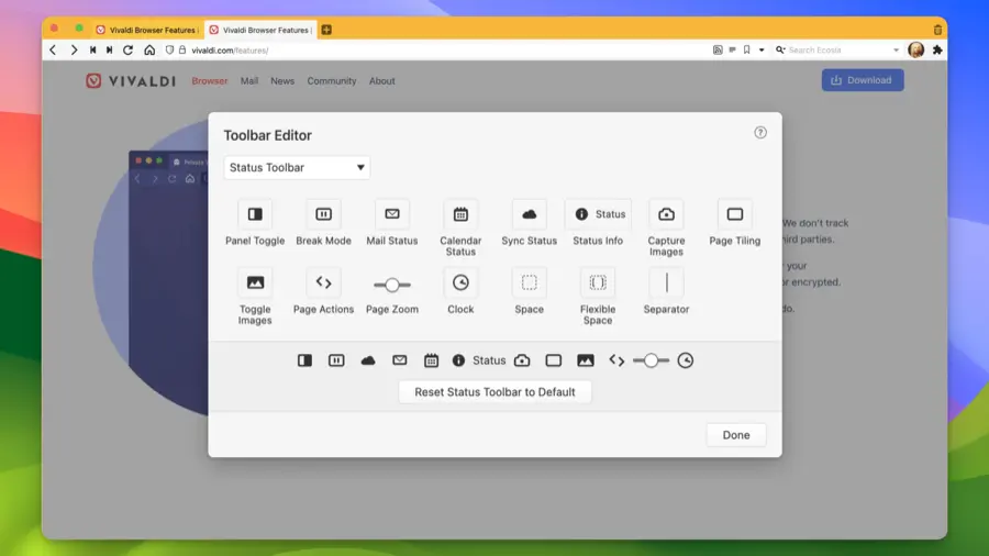 Apps - Vivaldi Browser Screenshot 03